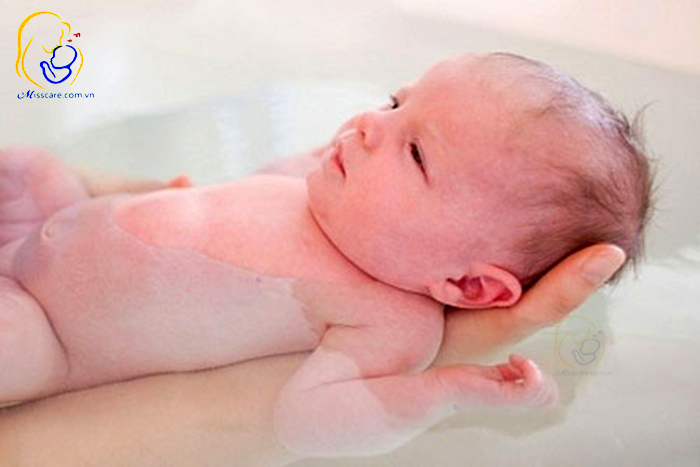 Kết quả hình ảnh cho dịch vụ tắm bé sơ sinh tại nhà misscare
