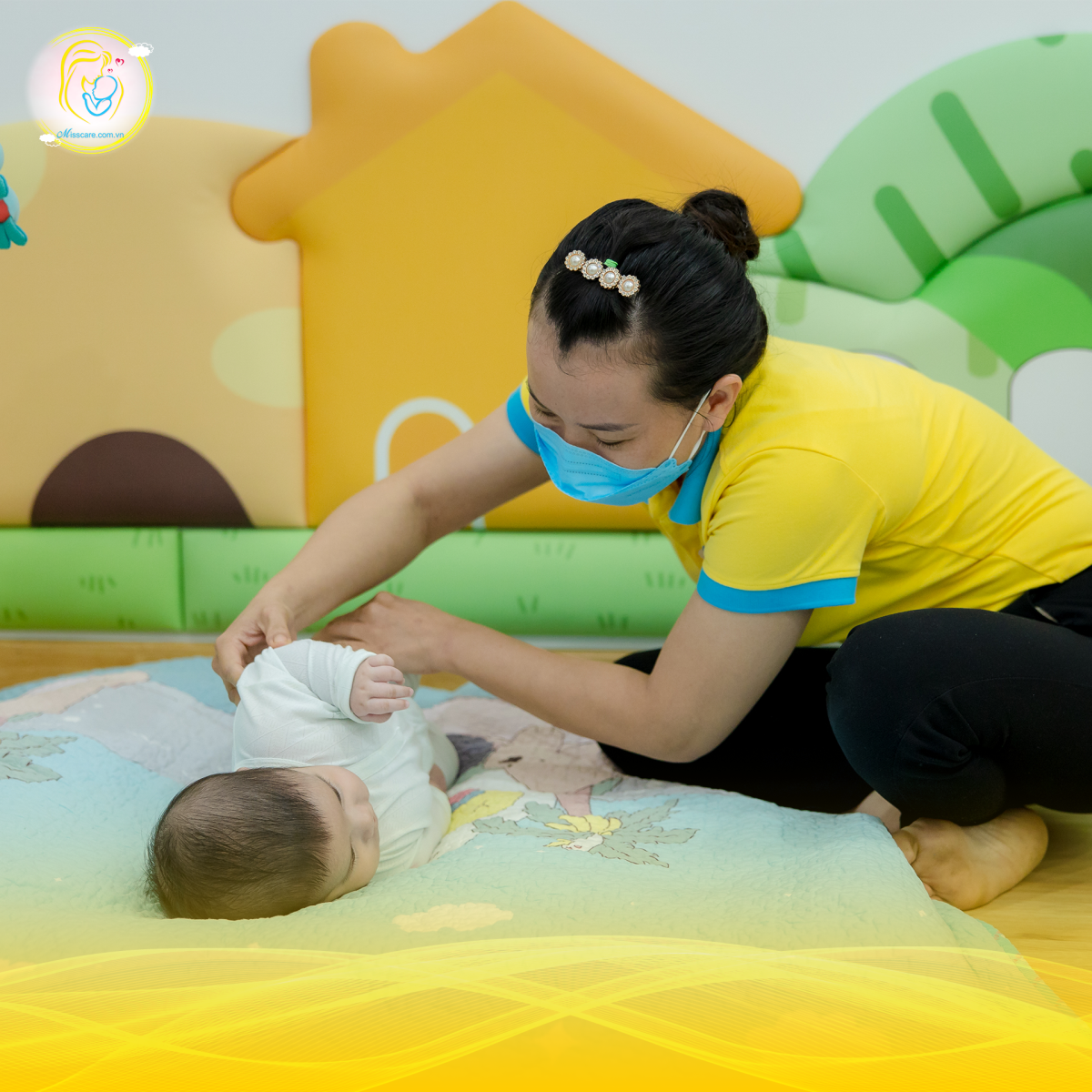 MASSAGE - VẬN ĐỘNG CHO BÉ TẠI NHÀ