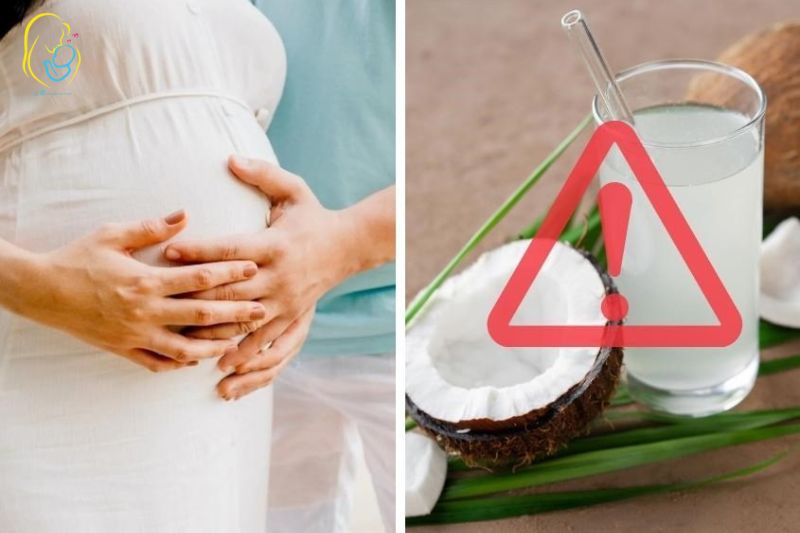 những lưu ý cho mẹ bầu khi uống nước dừa