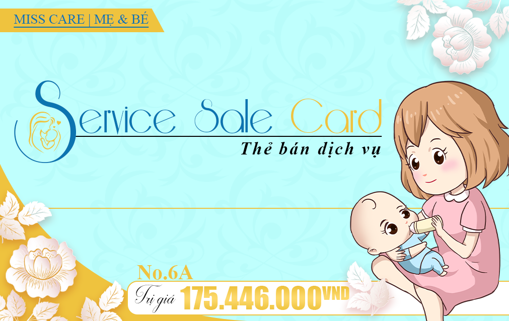 SERVICE SALE CARD MISS CARE VI-A