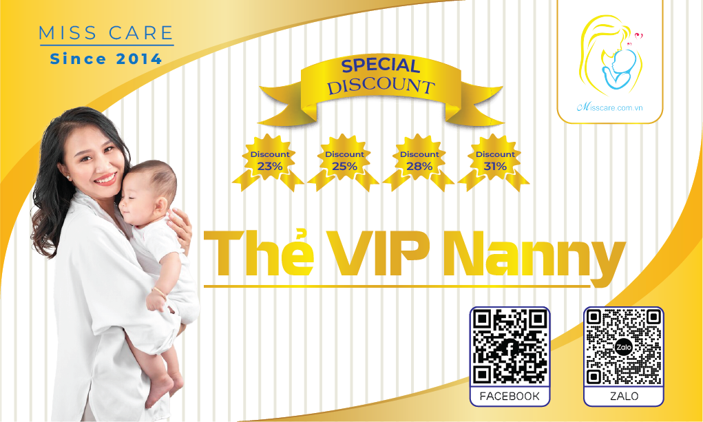 CHƯƠNG TRÌNH THẺ VIP NANNY