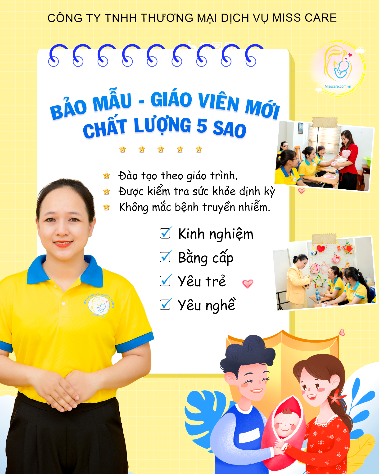 DỊCH VỤ BẢO MẪU MỚI, CHẤT LƯỢNG 5 SAO