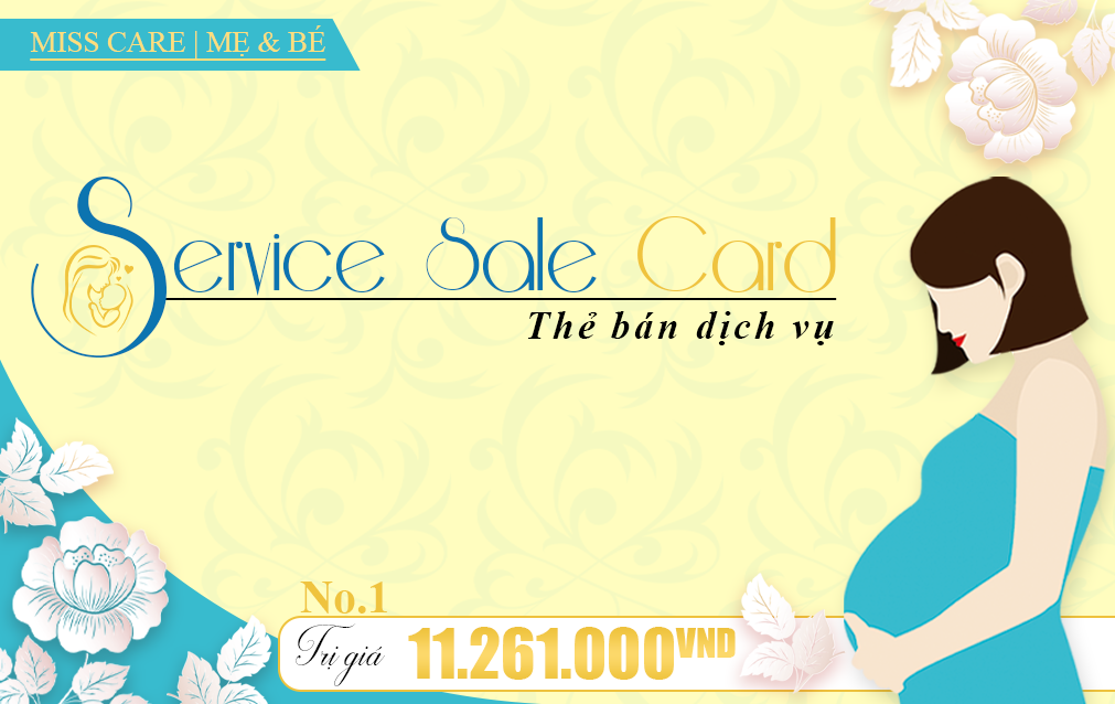 SERVICE SALE CARD MISS CARE I