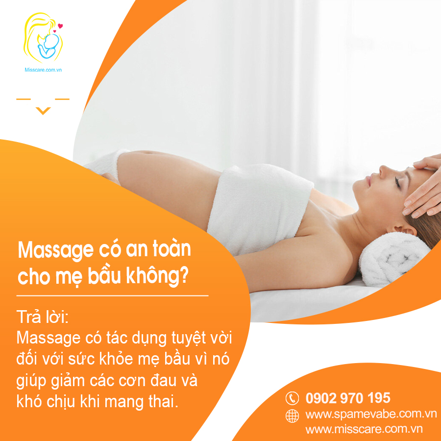 Massage có an toàn cho mẹ bầu không?