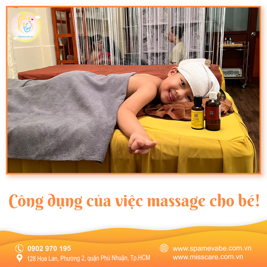 Công dụng của việc massage cho bé!