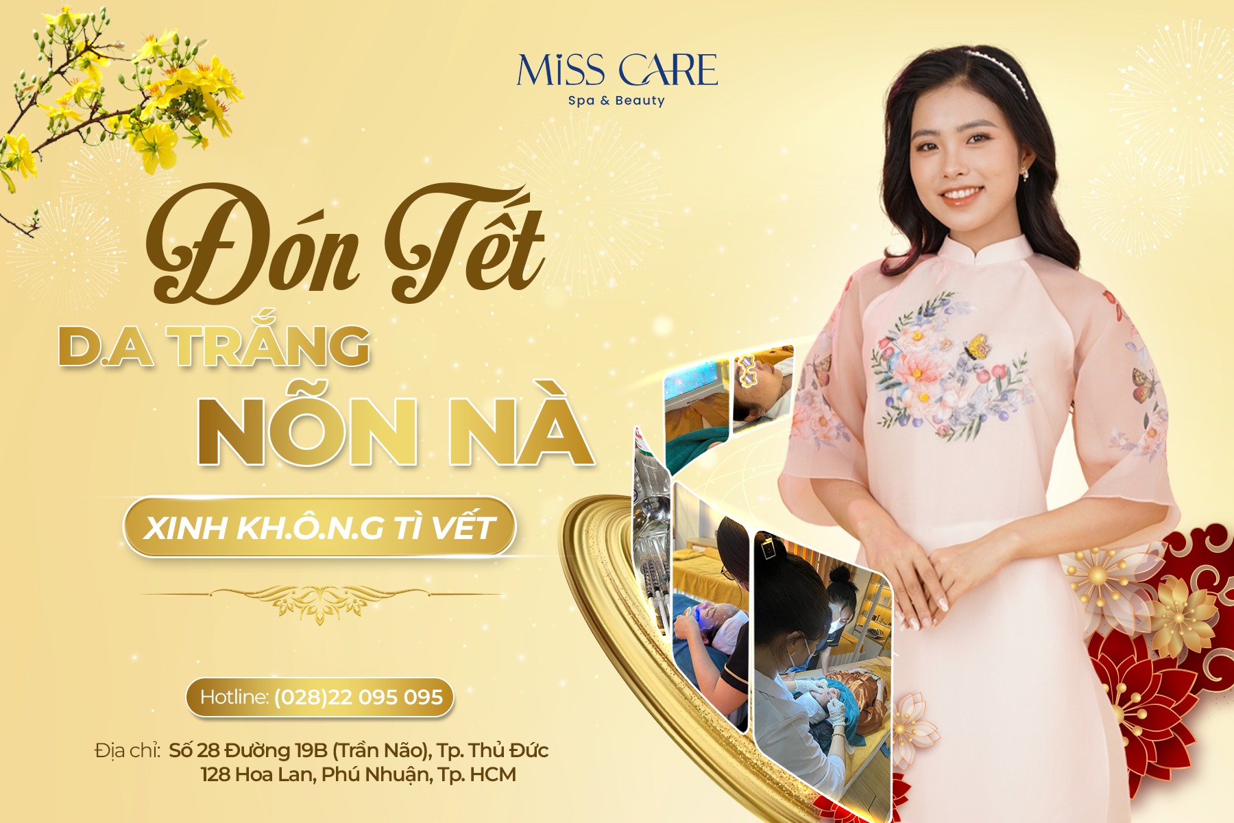 ĐÓN TẾT DA TRẮNG NÕN NÀ - XINH KHÔNG TÌ VẾT