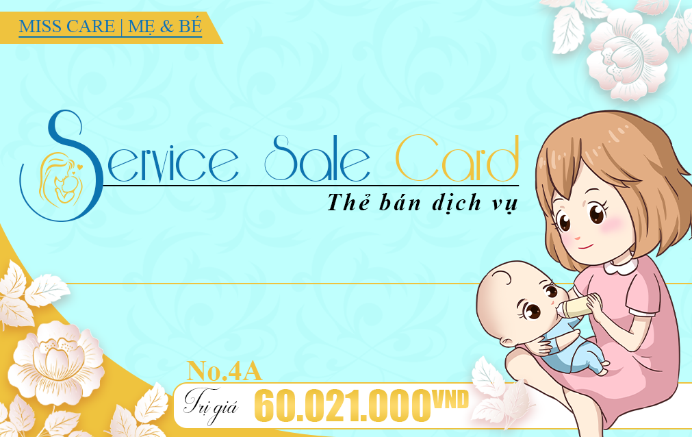 SERVICE SALE CARD MISS CARE IV-A