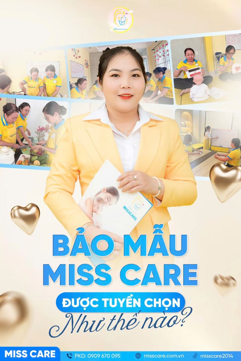 Bảo mẫu Miss Care được tuyển chọn như thế nào?